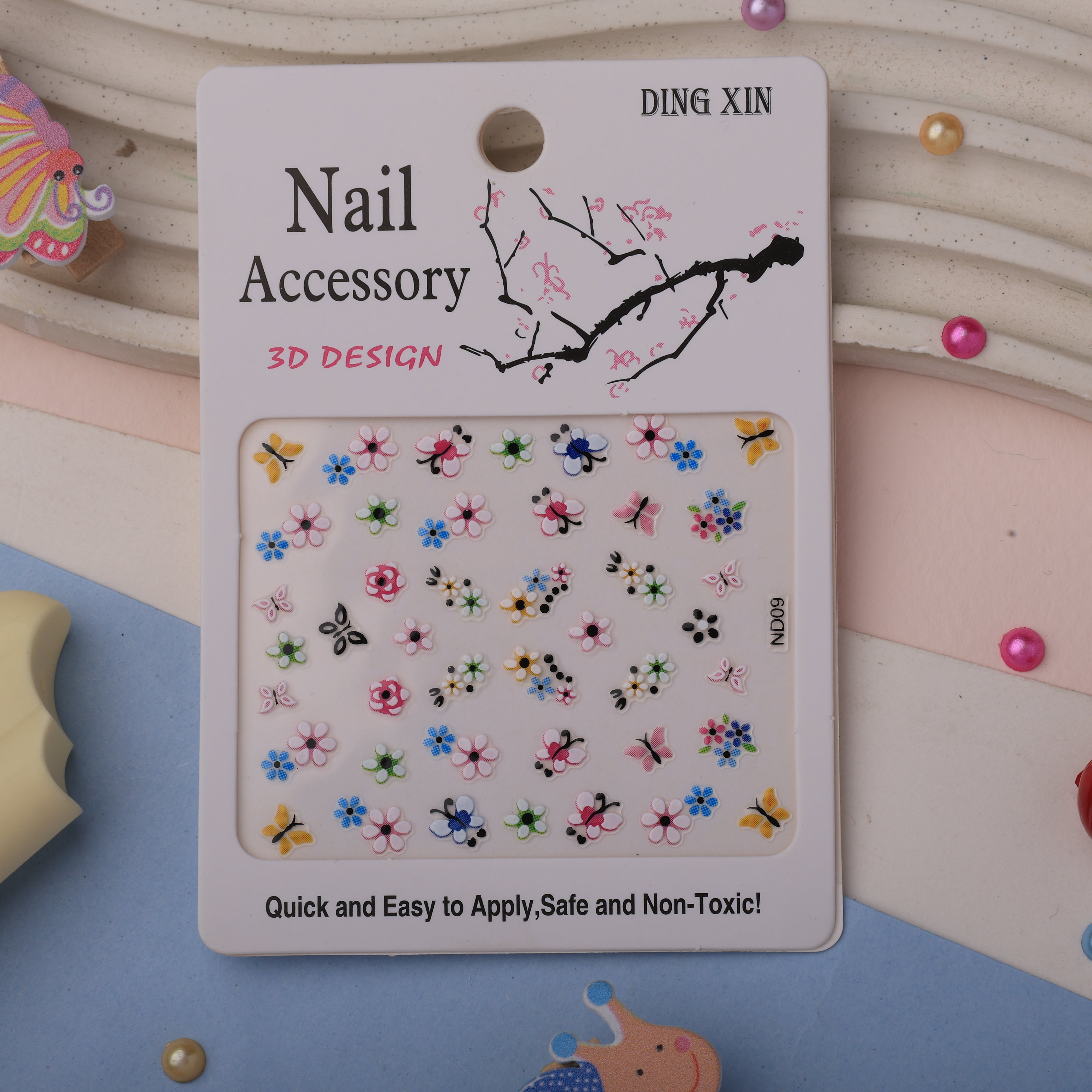 Mini Floral Nail Set