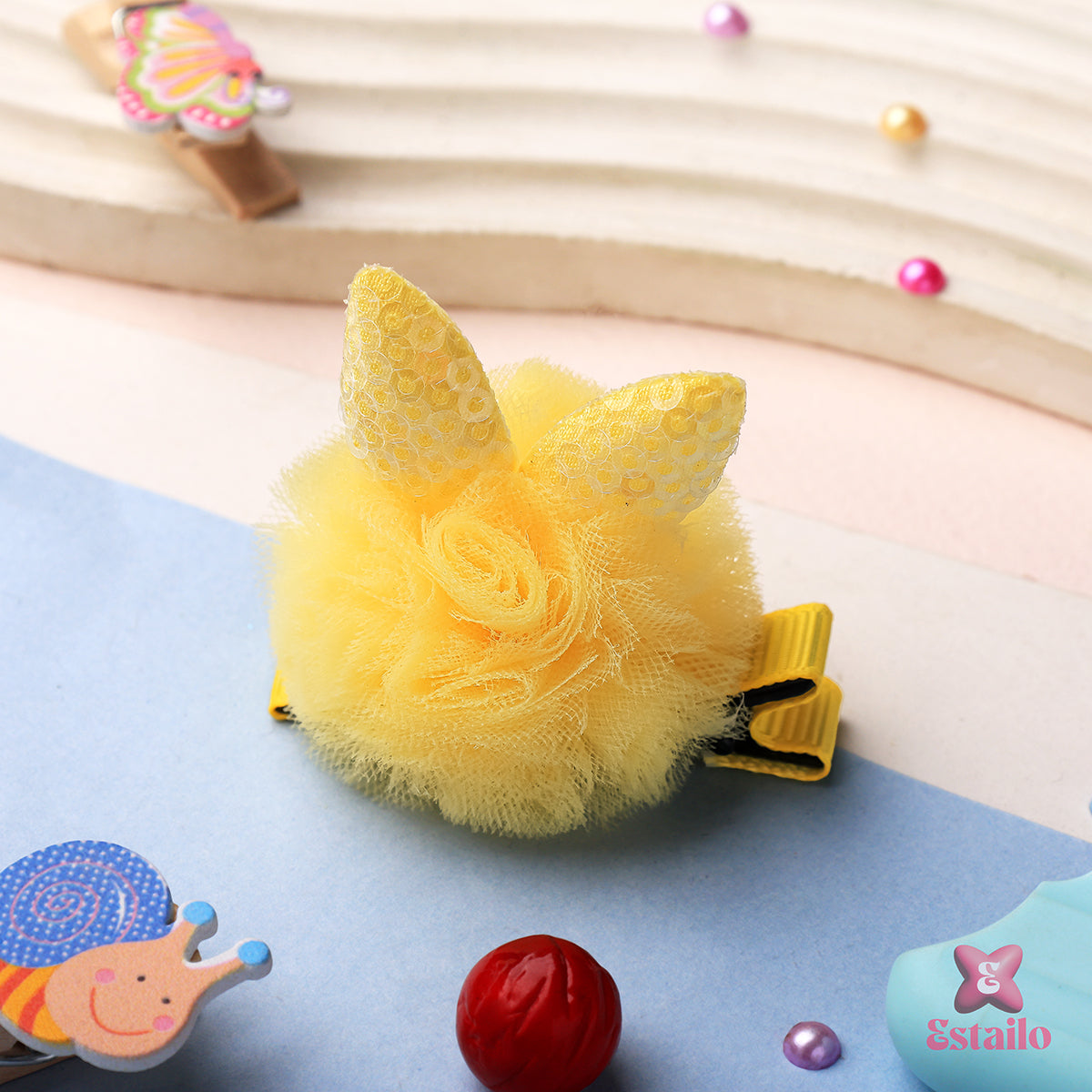 Fluffy Mini Hair Clip