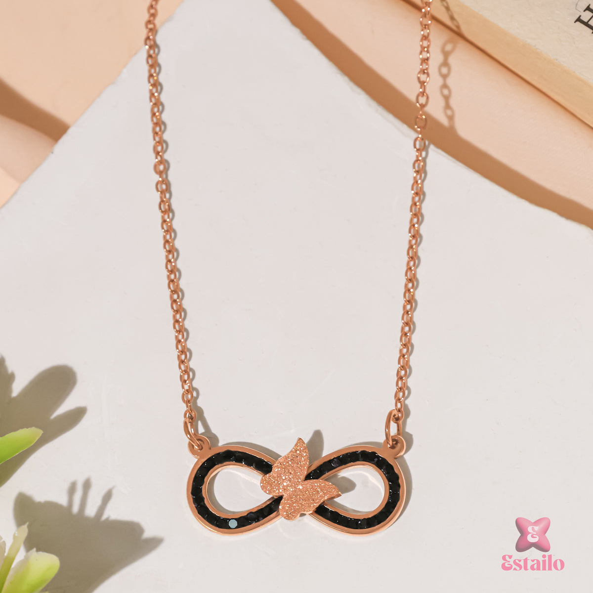 Infinity Butterfly Necklace