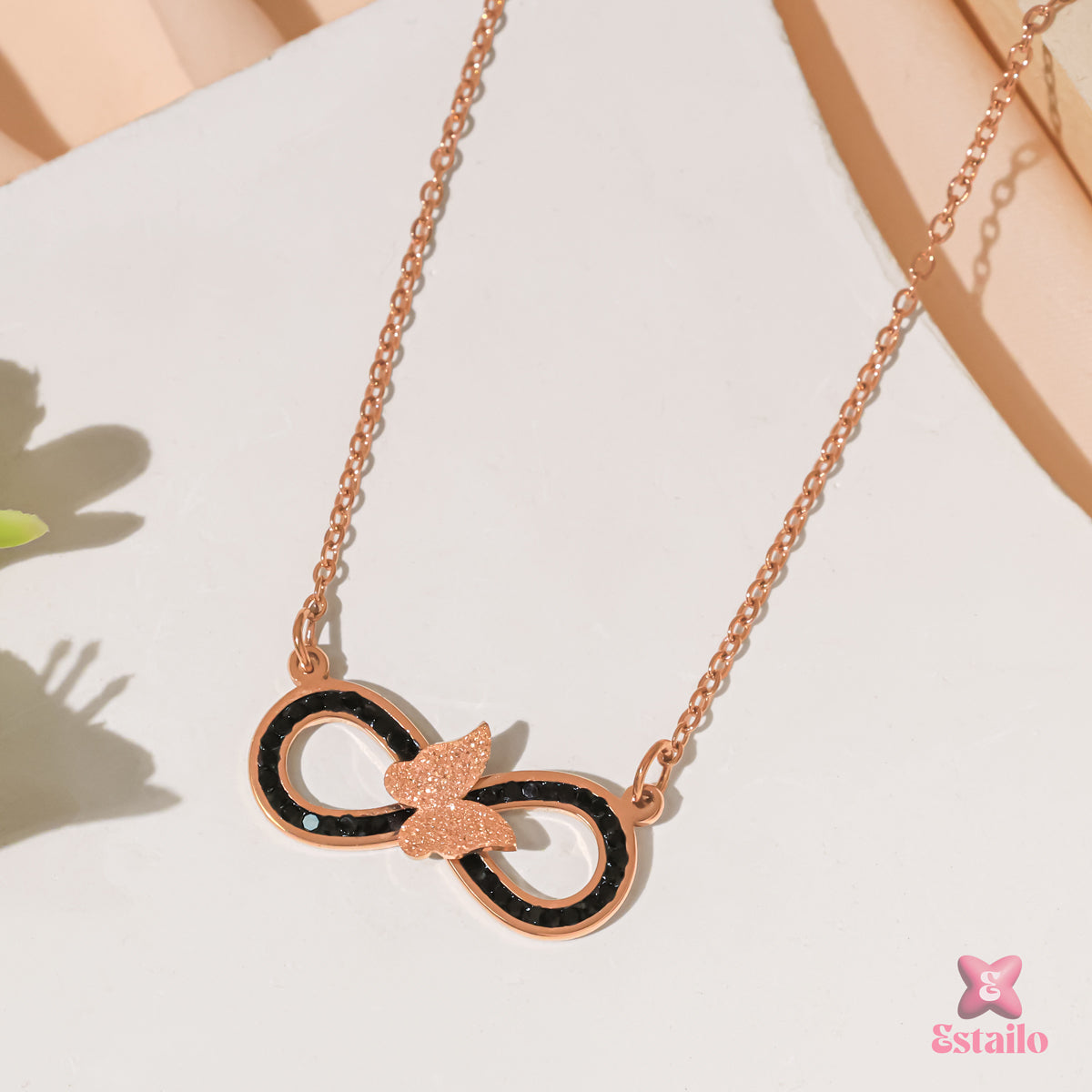 Infinity Butterfly Necklace