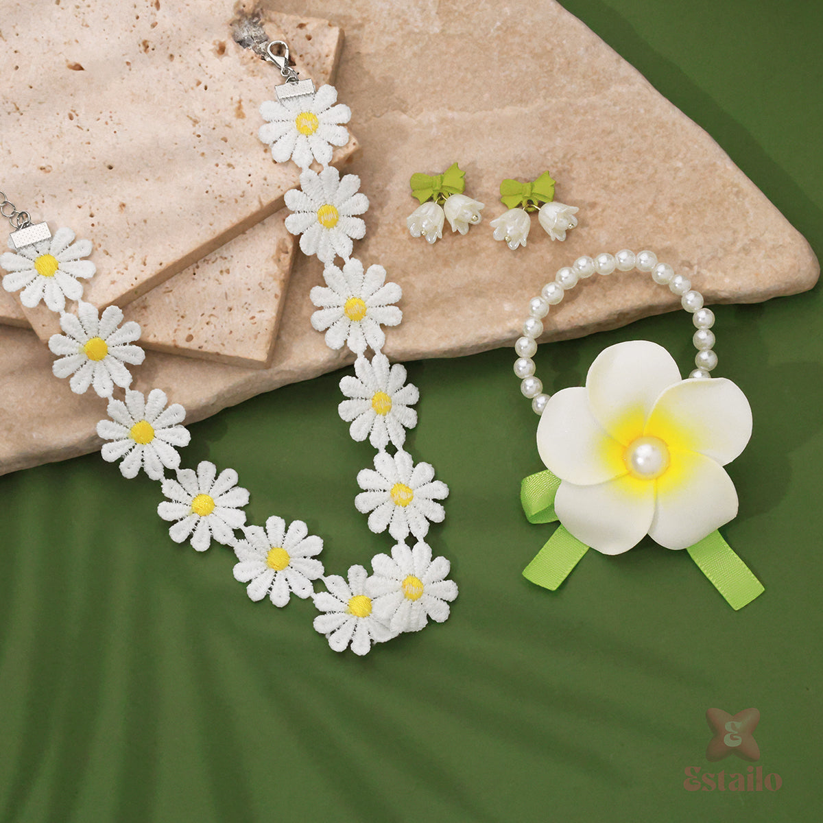 Floral Elegance Ensemble Set