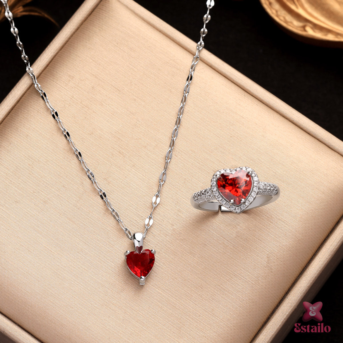 Ruby Heart Set