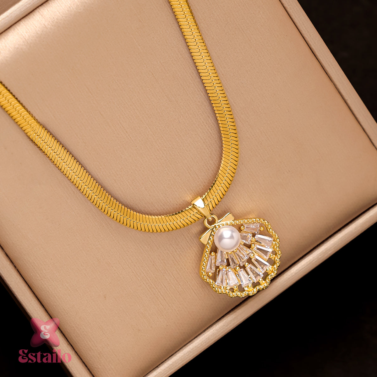 Pearl Shell Radiance Necklace