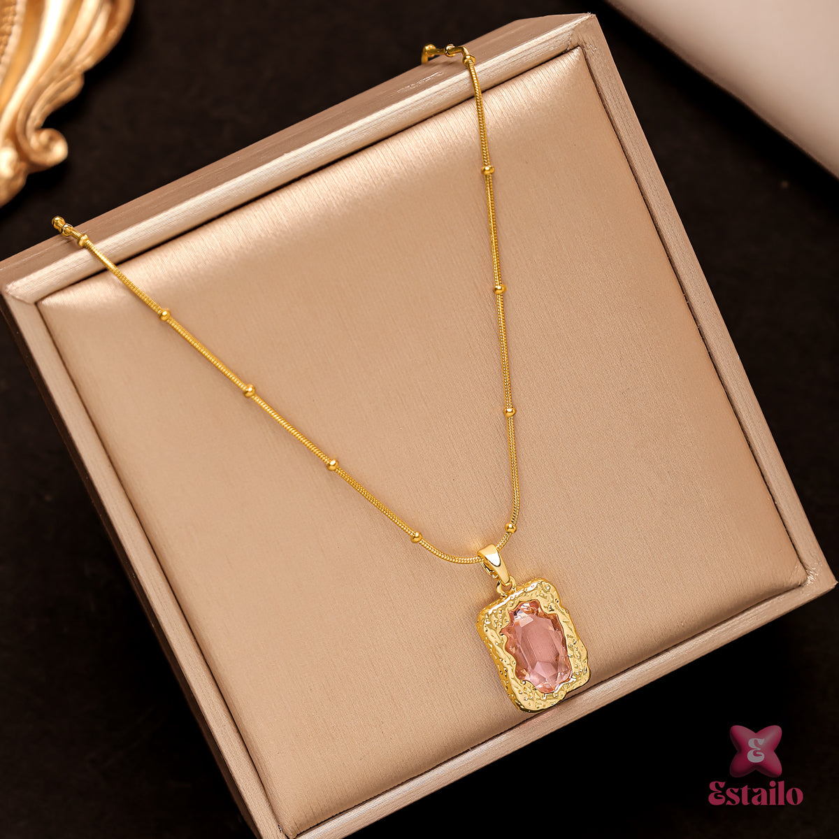 Aurora Pink Necklace