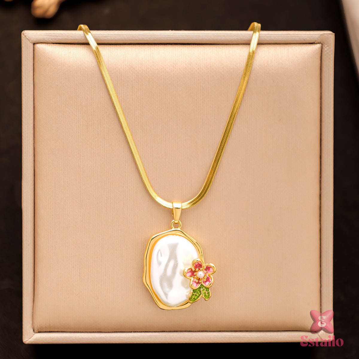 Pearl Blossom Necklace