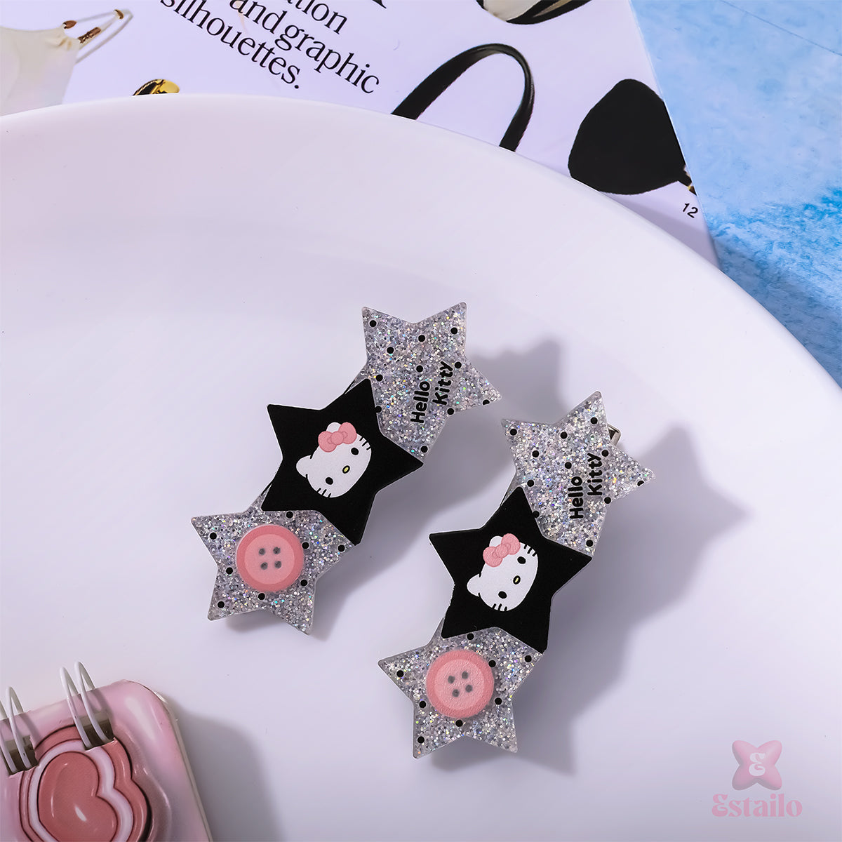 Kitty-tiful Hair Clips