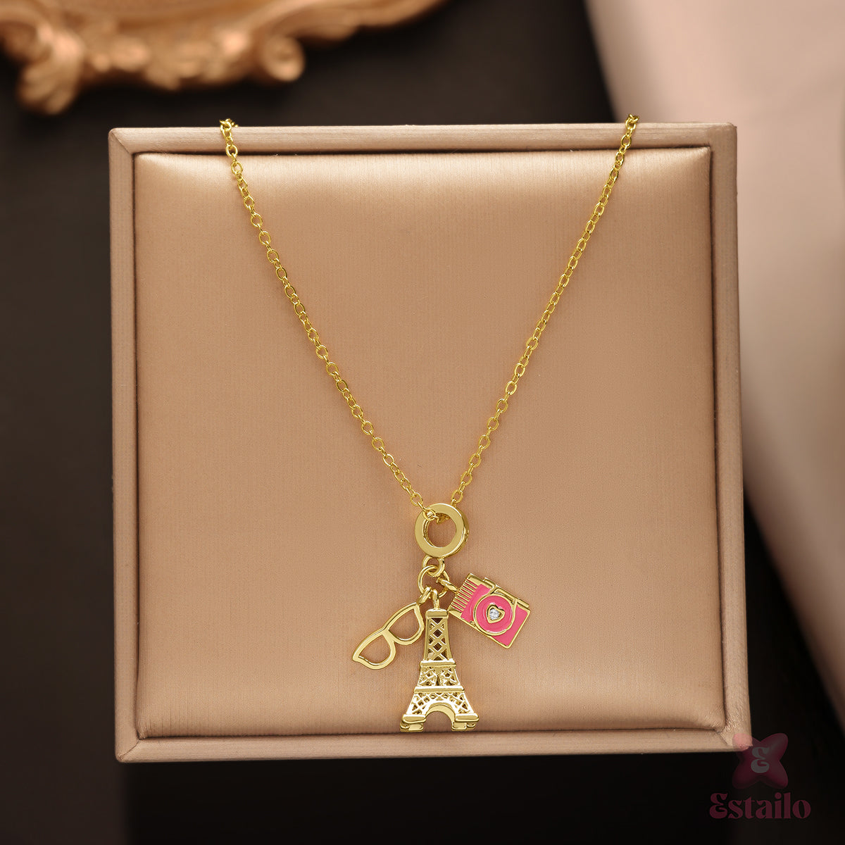 Paris Memory Charm Necklace