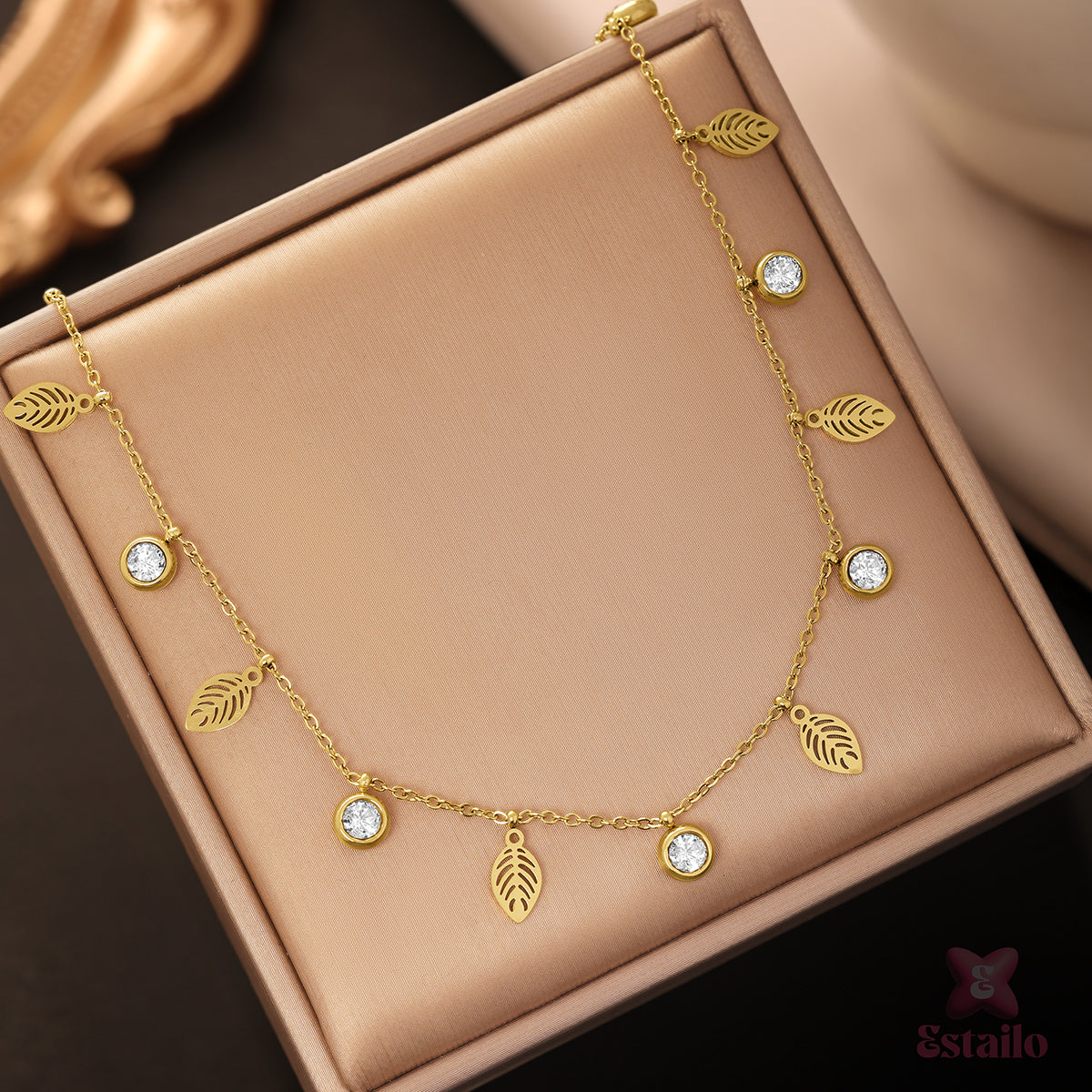 Seraphina Leaf Necklace