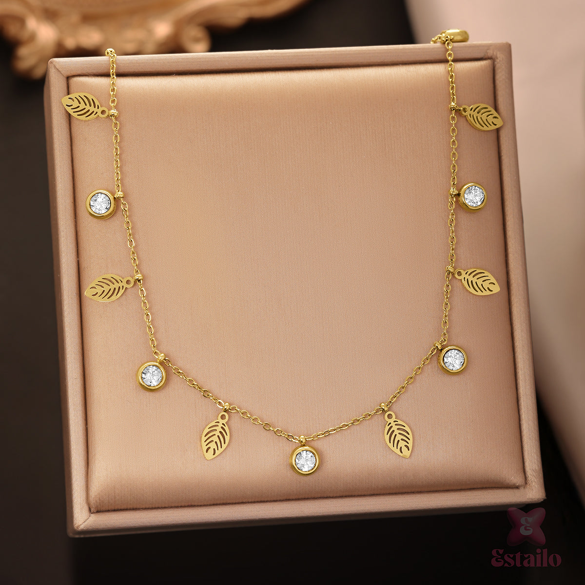 Seraphina Leaf Necklace