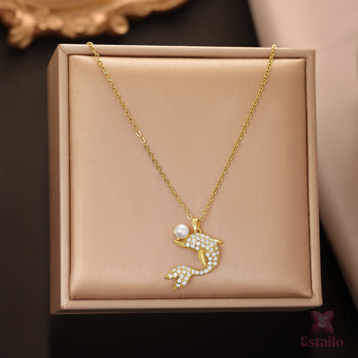 Ariel's Shimmer Pearl Necklace