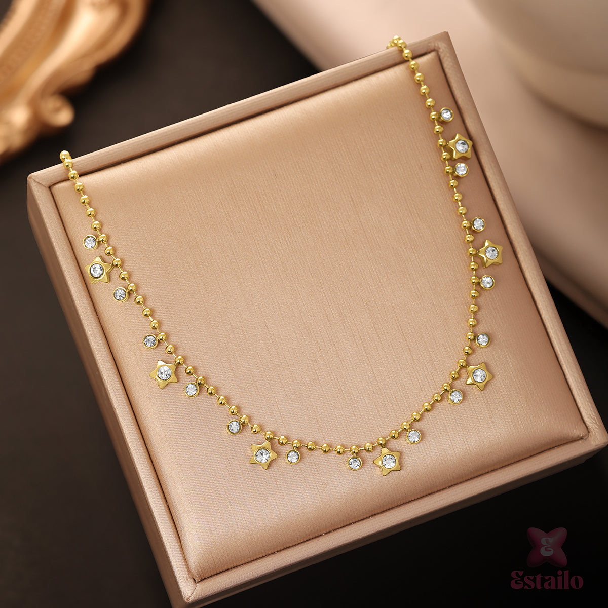 Glimmering Galaxy Chain Necklace