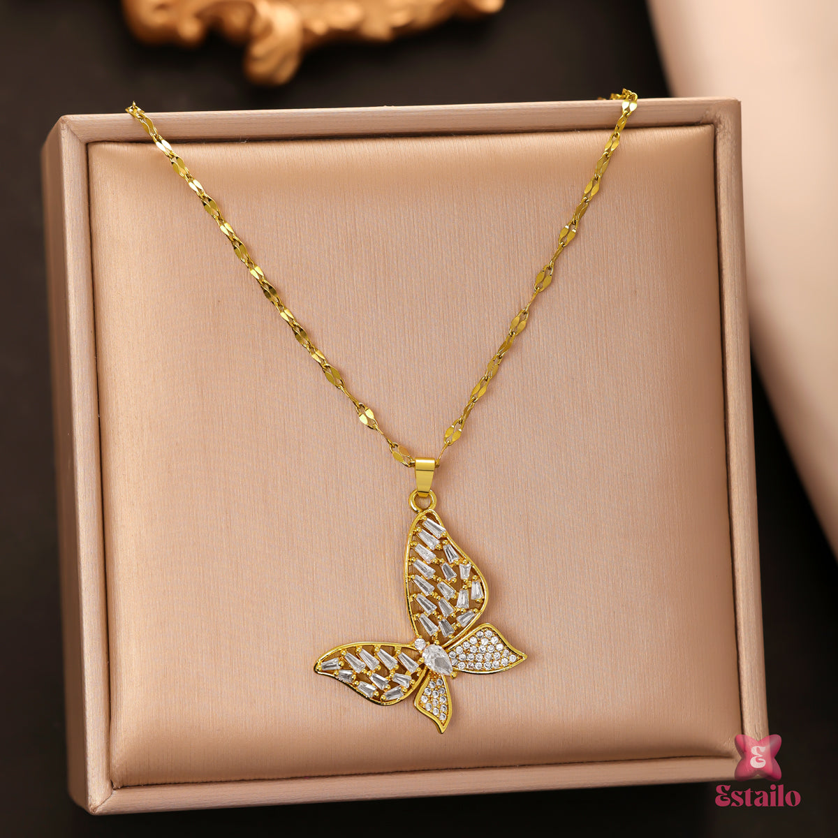 Gilded Wings Necklace