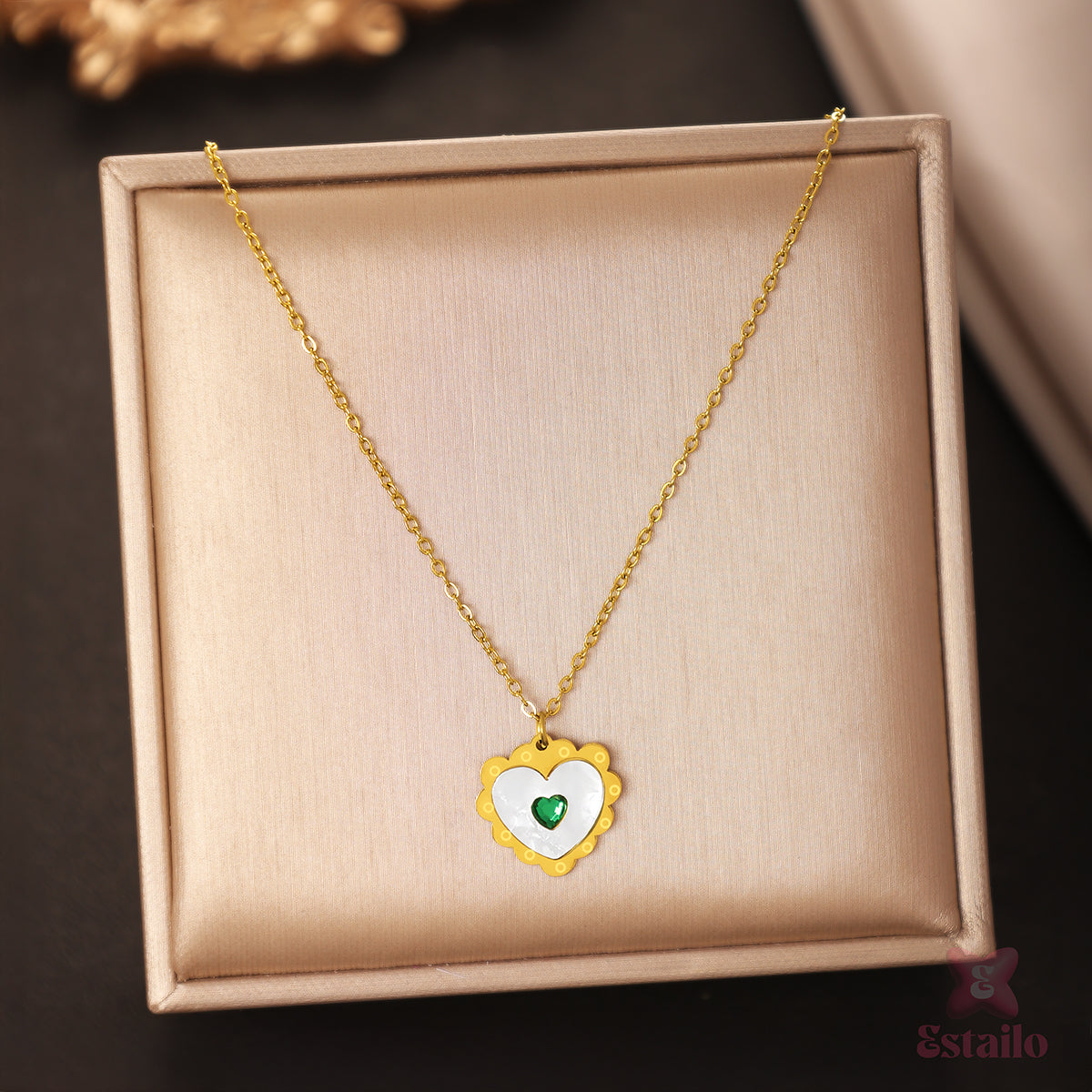 Whispering Willow Heart Necklace