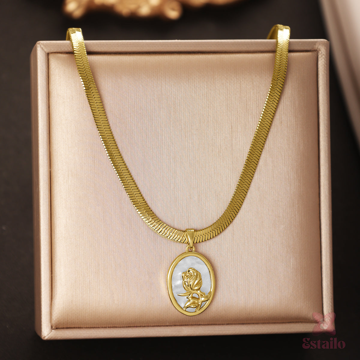 Opulent Rose Necklace