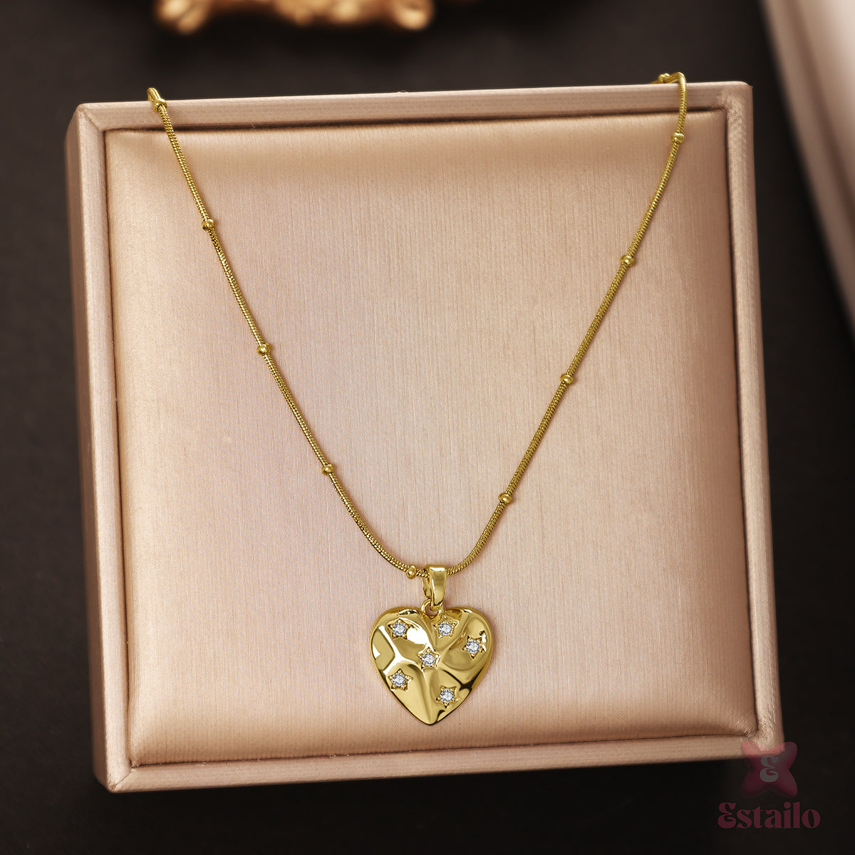 Delicate Embrace Heart Necklace