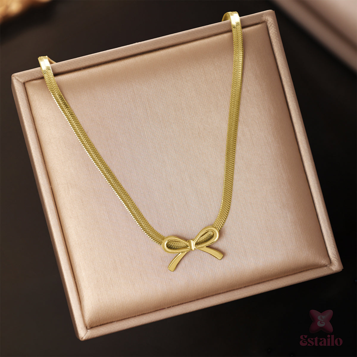 Coquette Bow Necklace