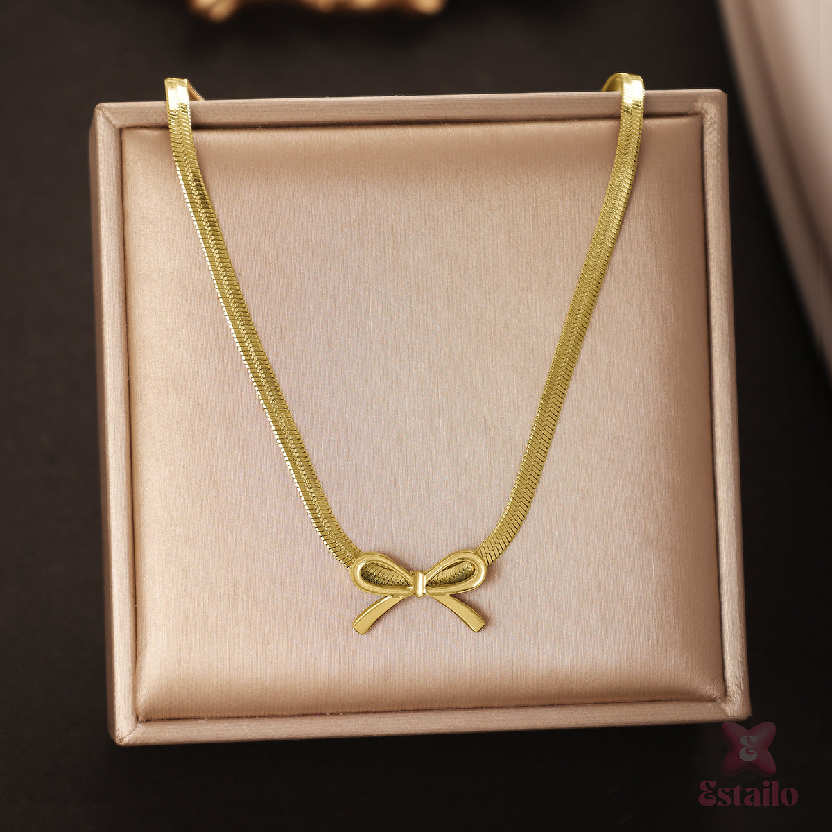 Coquette Bow Necklace