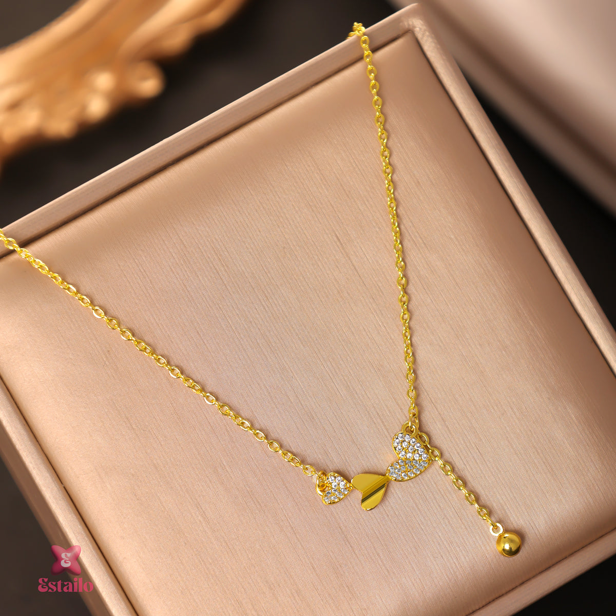 Gilded Heart Necklace
