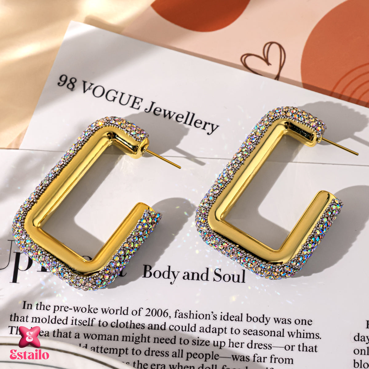 Geometric Hoop Earrings