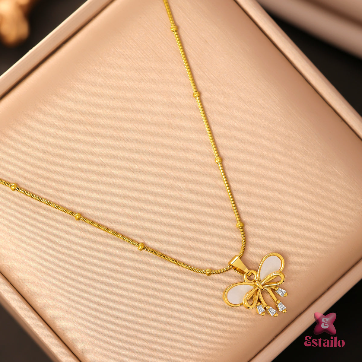 Gilded Wing Necklace