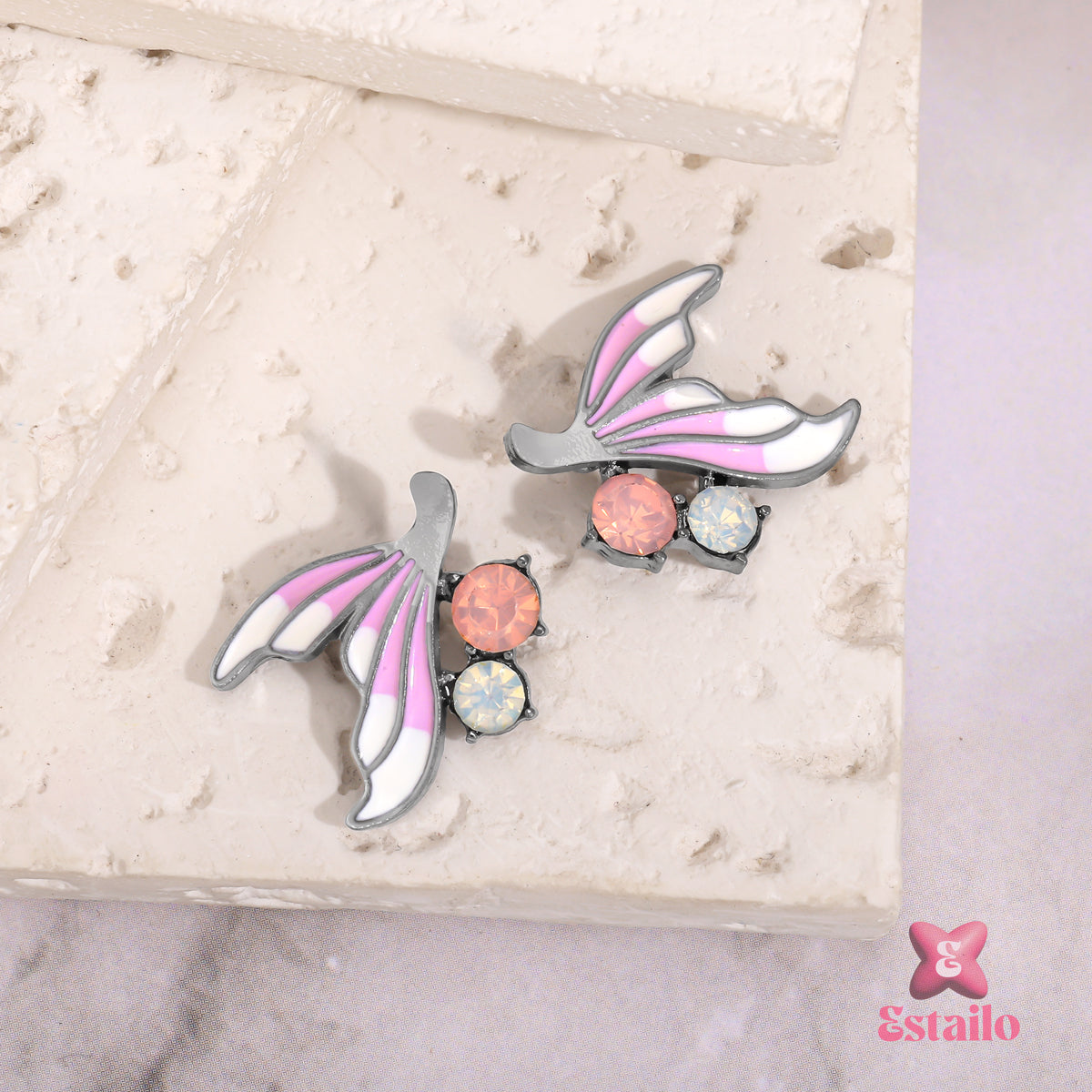Siren Tail Studs Earrings