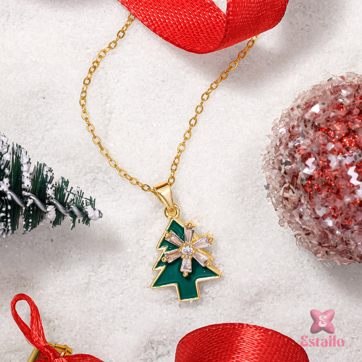 X-Mas Tree Necklace
