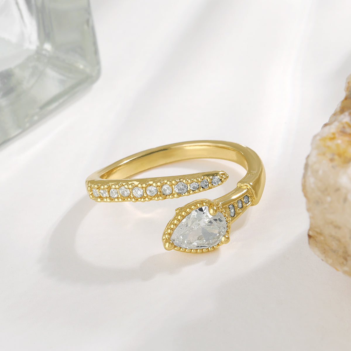 Opal Aura Twist Ring