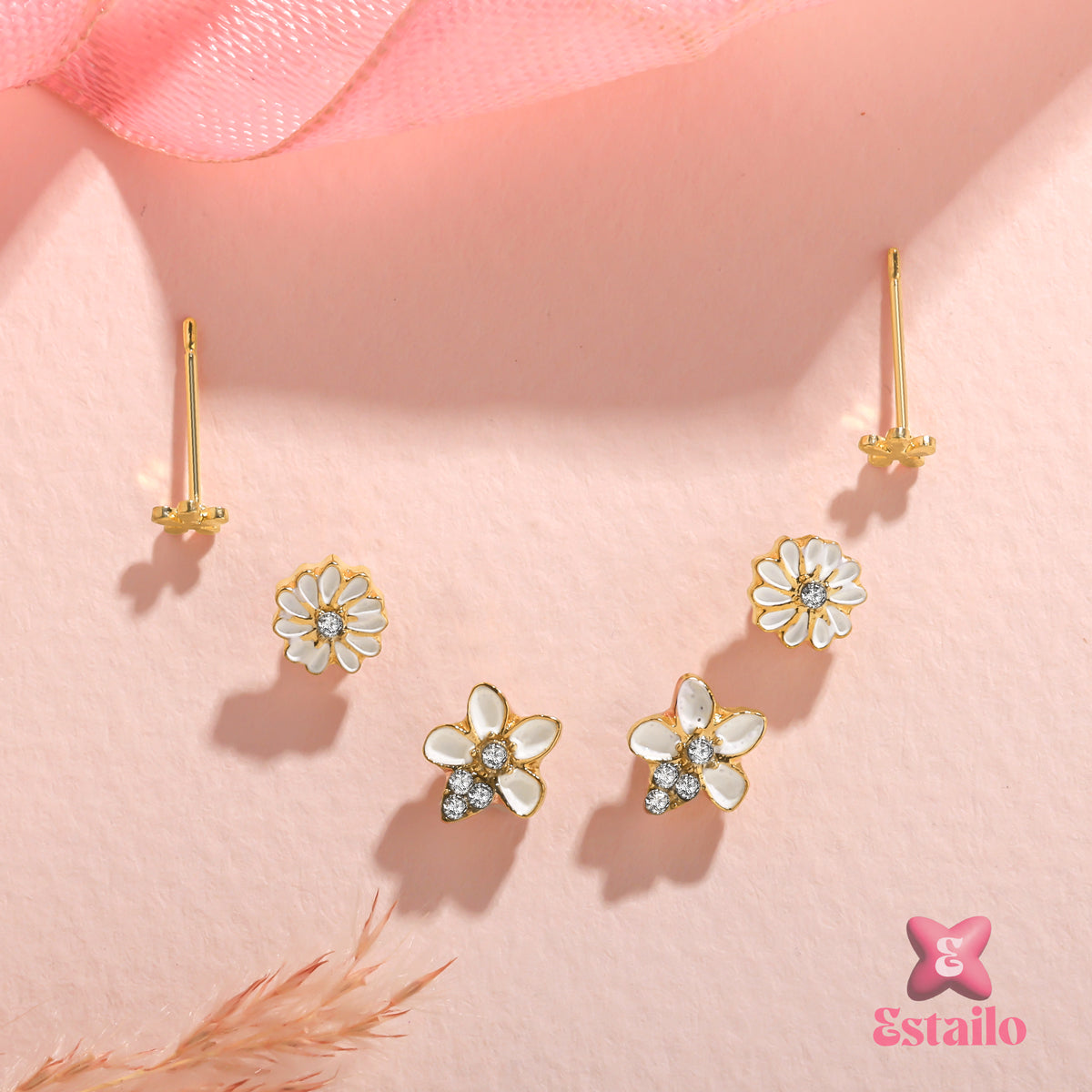 Petal & Sparkle Earrings