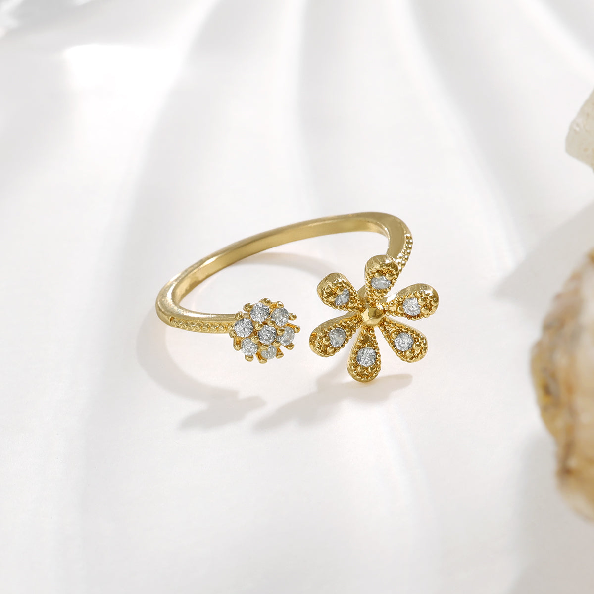 Floral Glam Ring