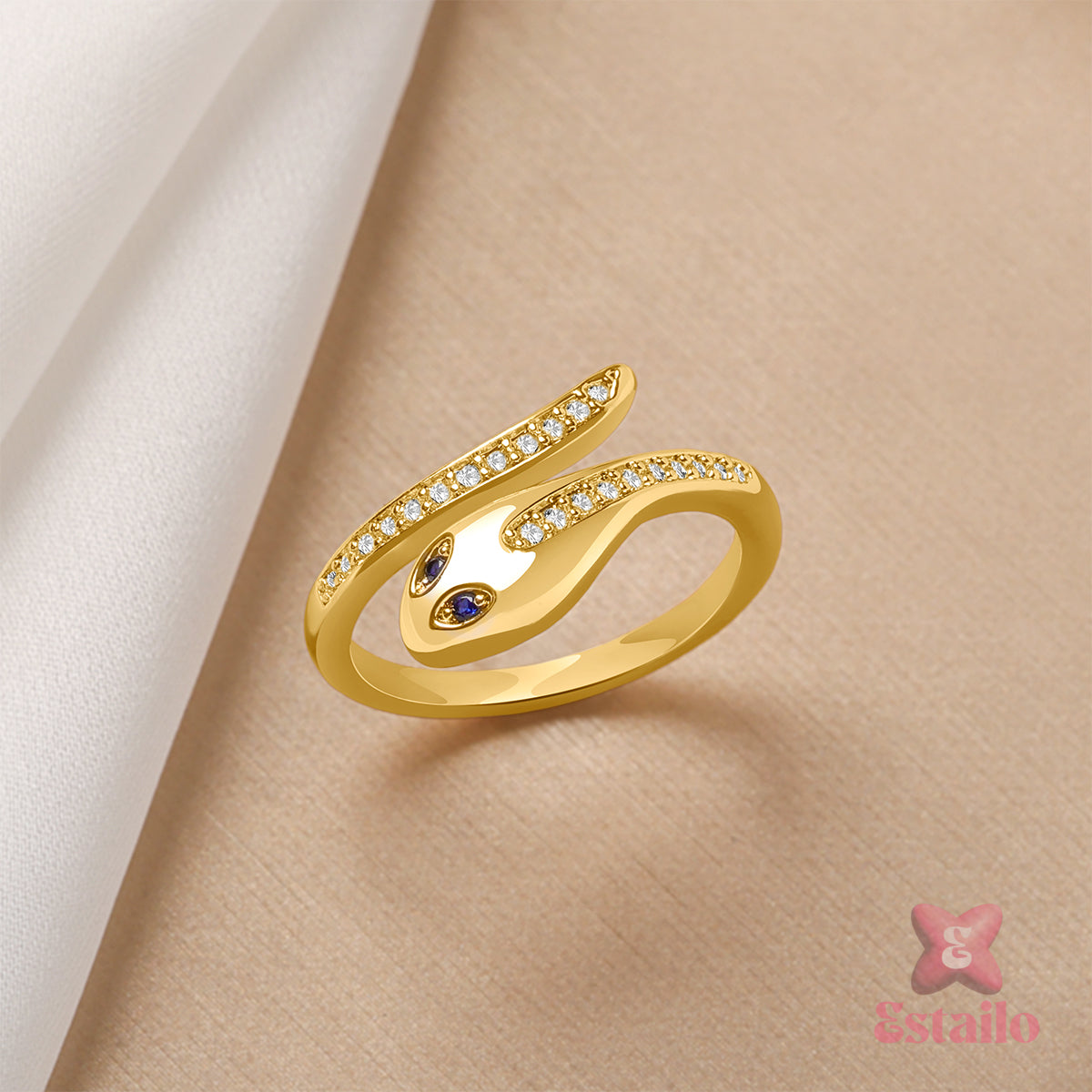 Coiled Radiance Ring