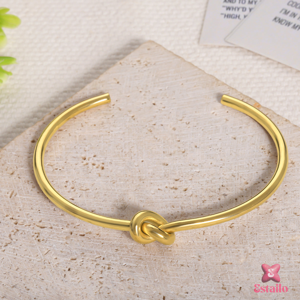 Knot of Love Cuff Bracelet