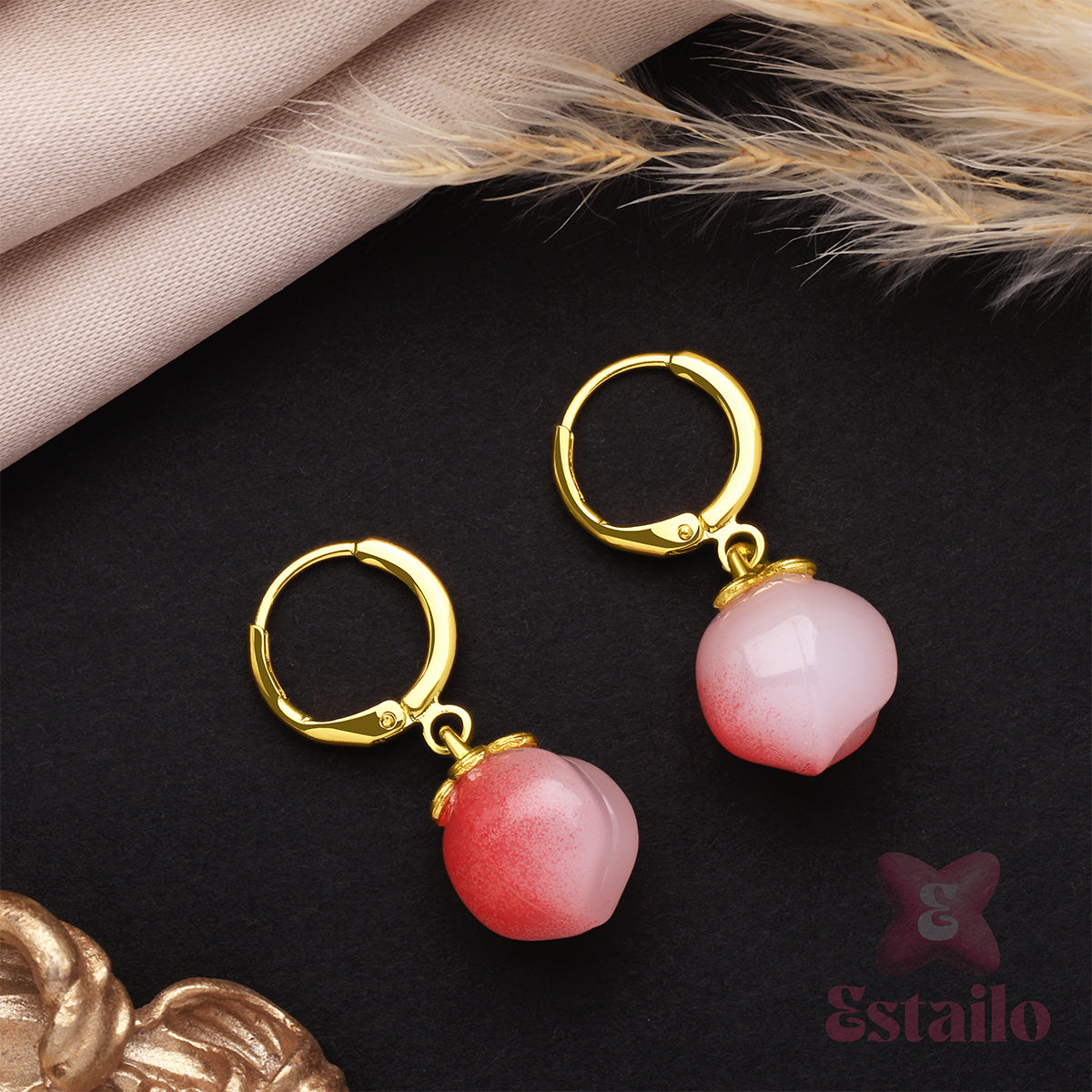 Peachy Bloomer Earrings