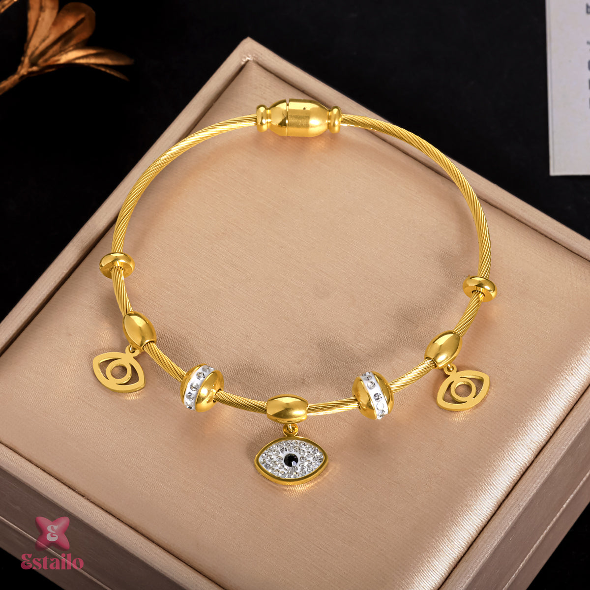 Mystic Gaze Charm Bracelet