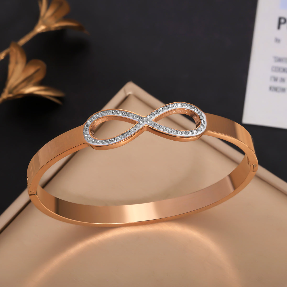 Gilded Infinity Bracelet