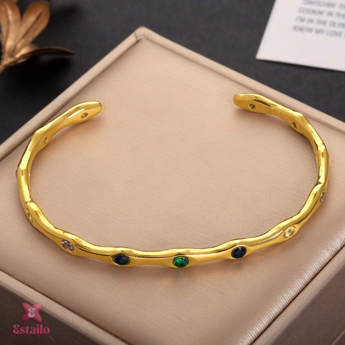 Golden Ripple Bracelet