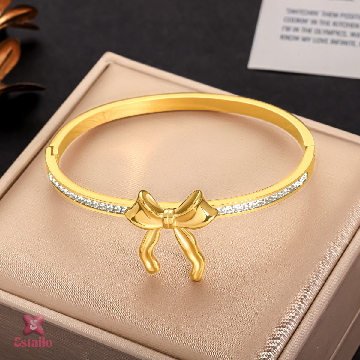 Sleek Bow Bracelet