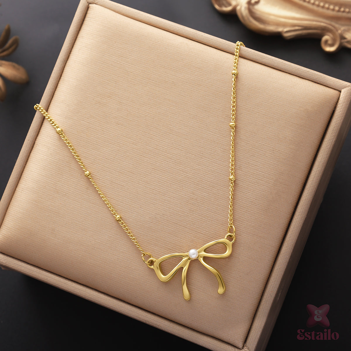 Bow Charmette Necklace