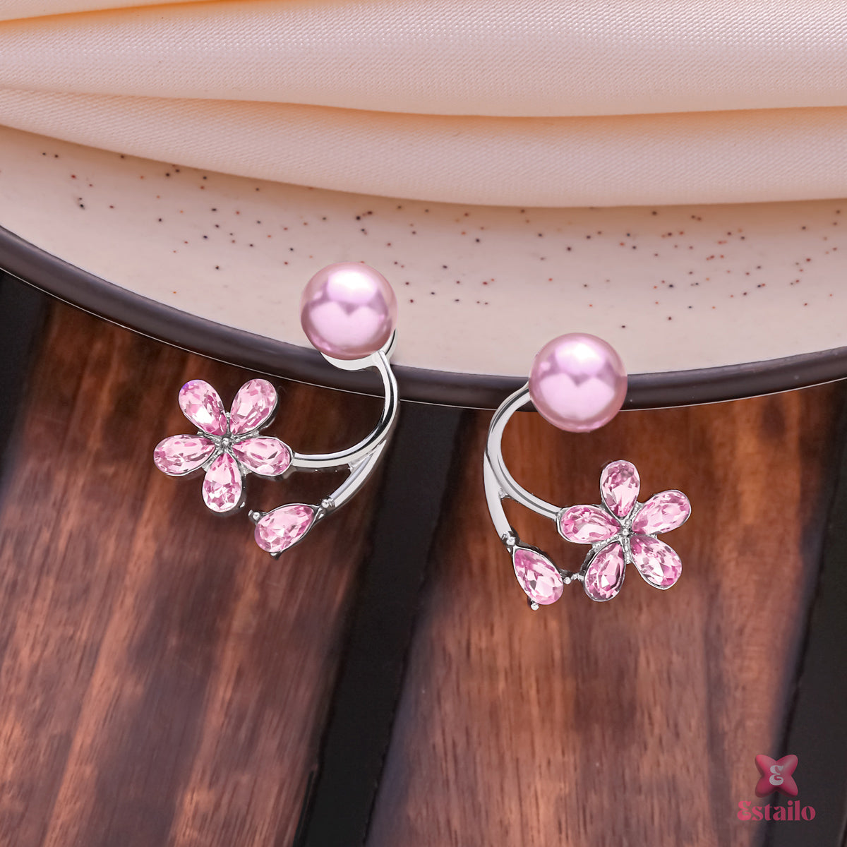 Cherry Blossom Stud Earrings