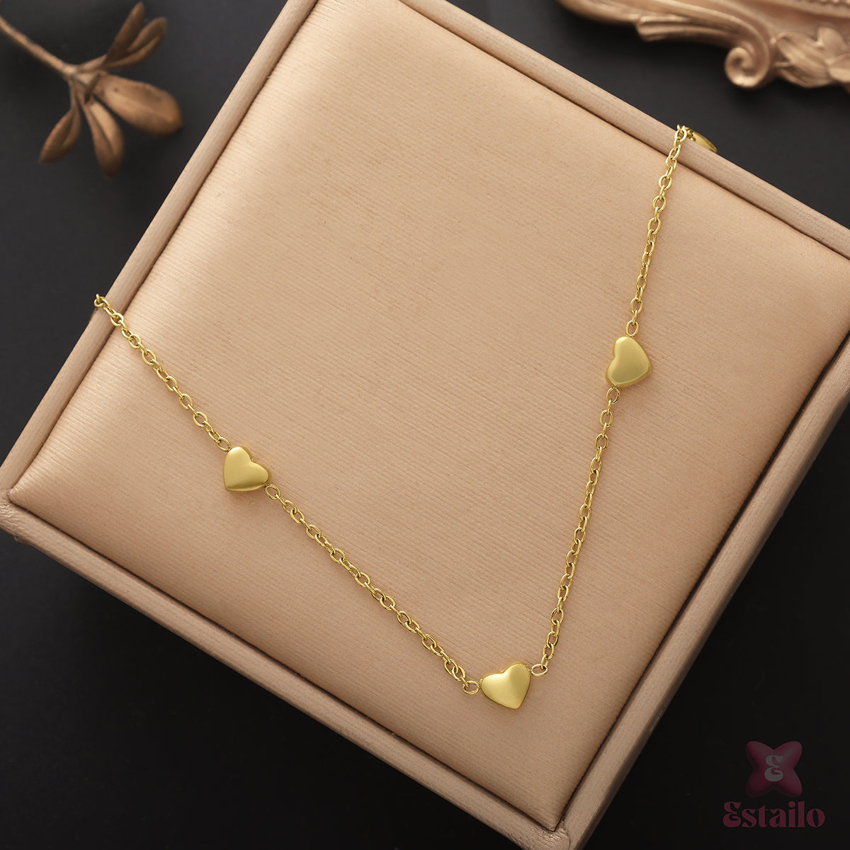 Love in Heart Chain Necklace