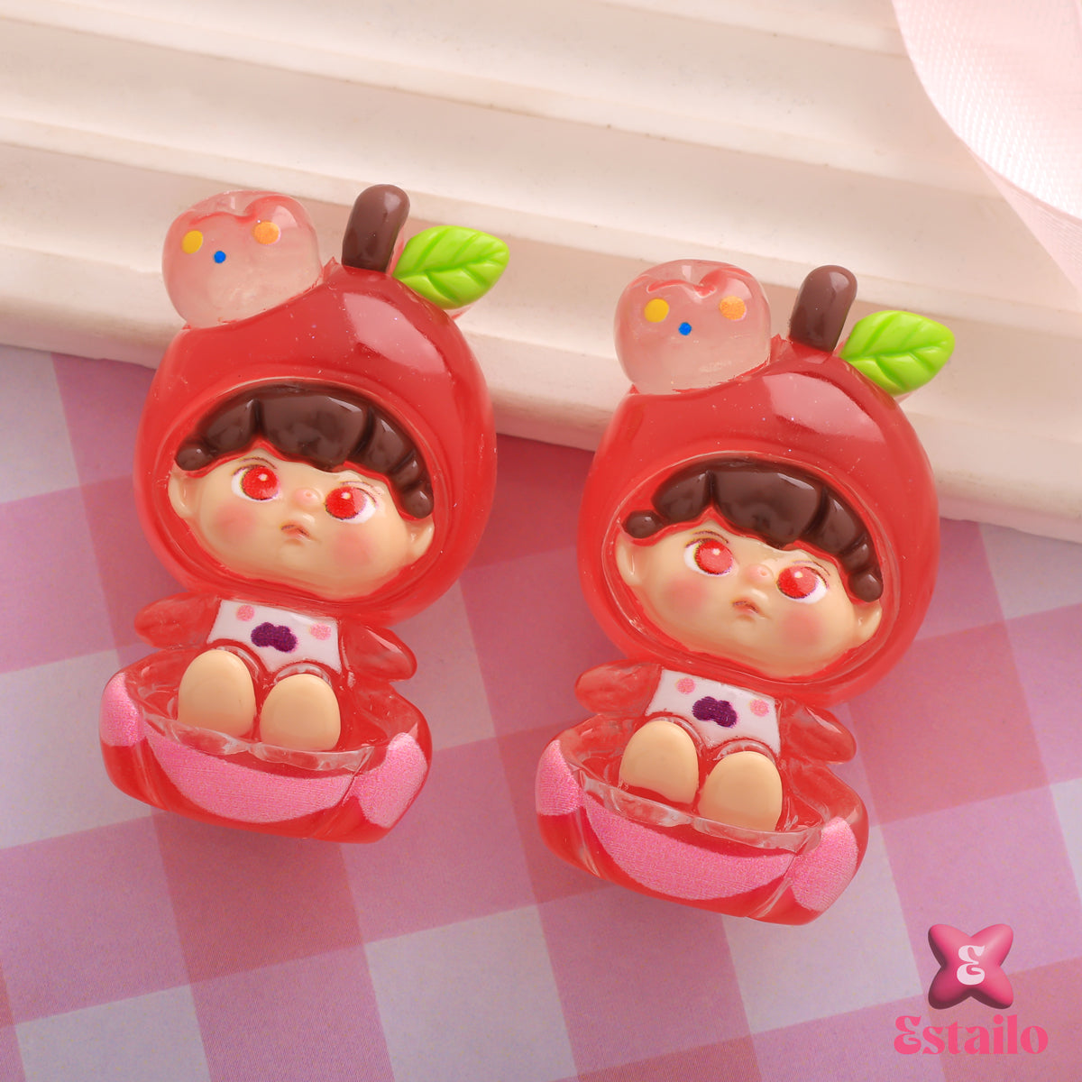 Nanci's Red Apple Clip