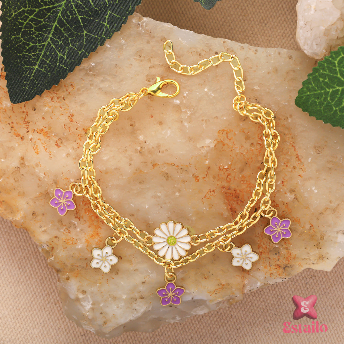 Lilac Bloom Bracelet