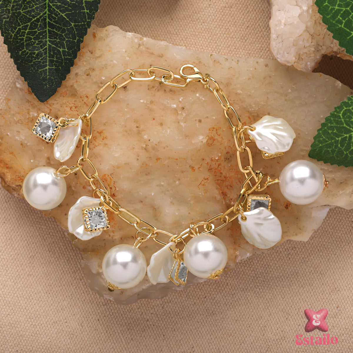 Gilded Oyster Bracelet