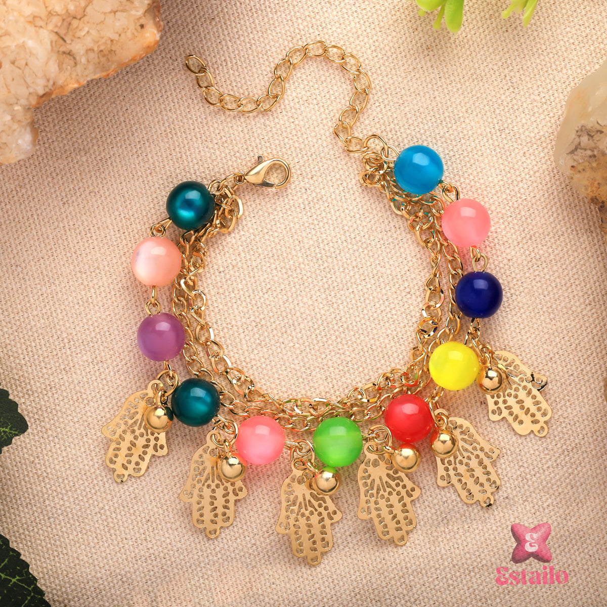 Hamsa Charm Bracelet