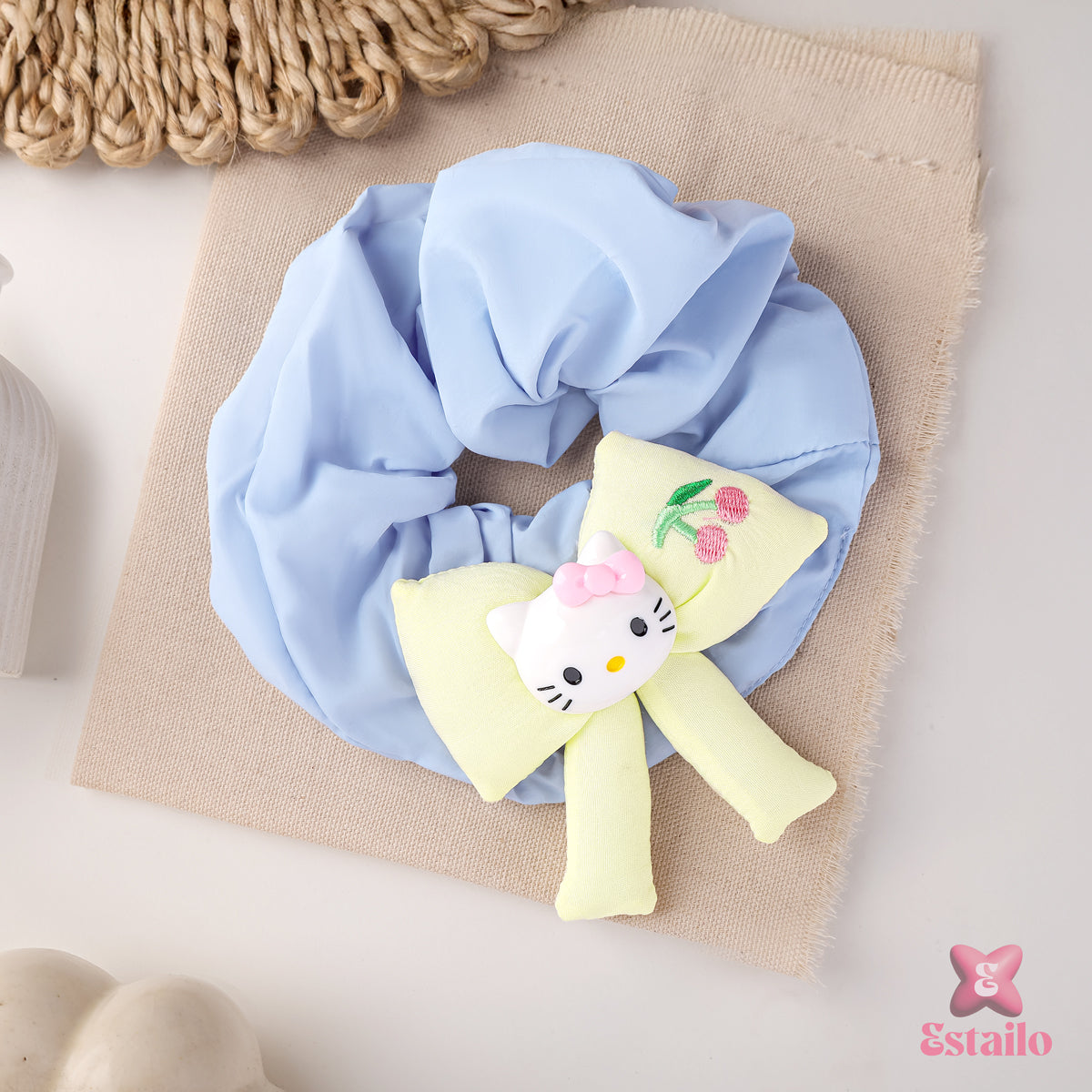 Purrlina Luxe Hair Scrunchies