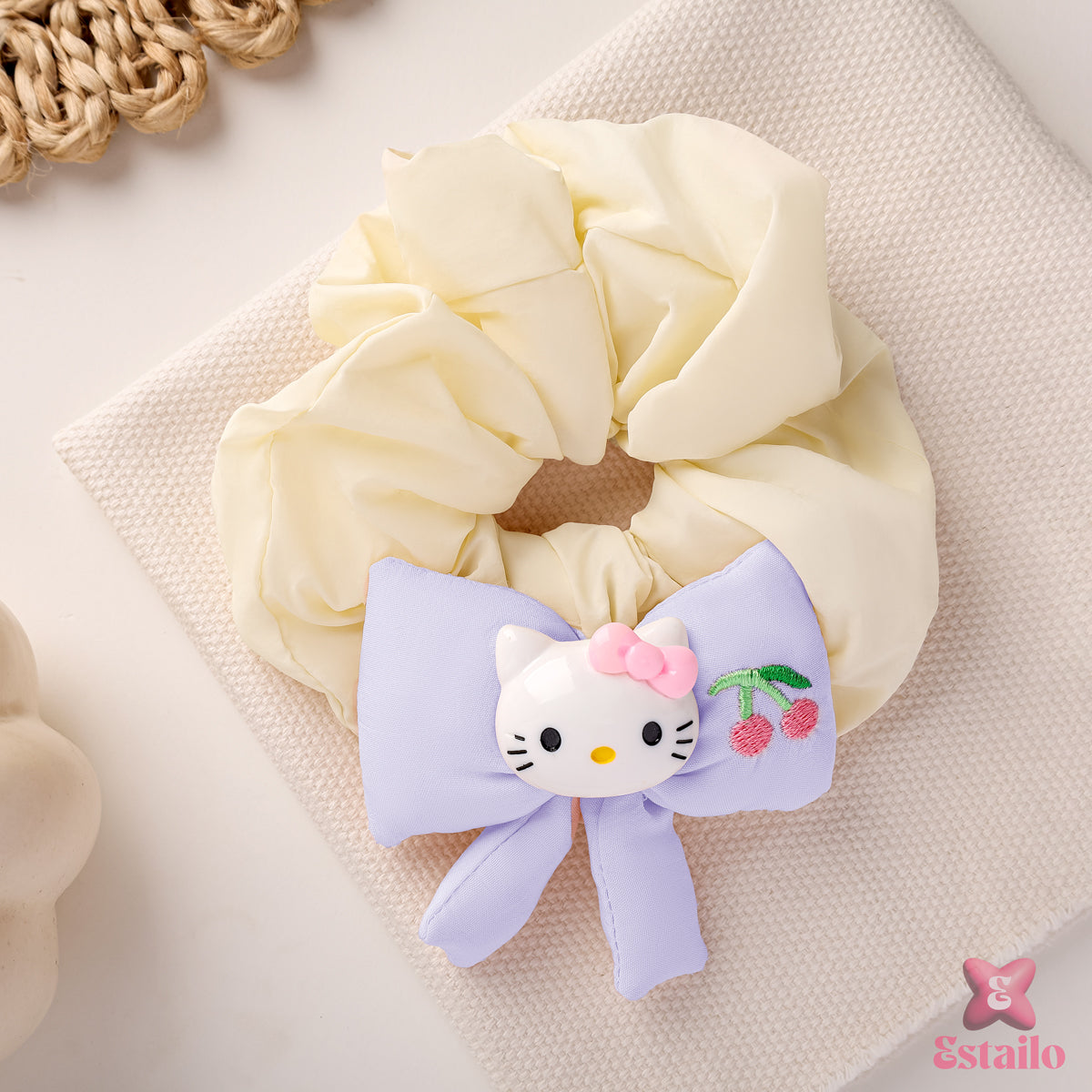 Haloglitz Kitty Hair Scrunchies