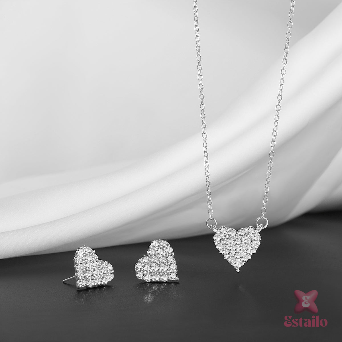 Forever Love Necklace & Earrings