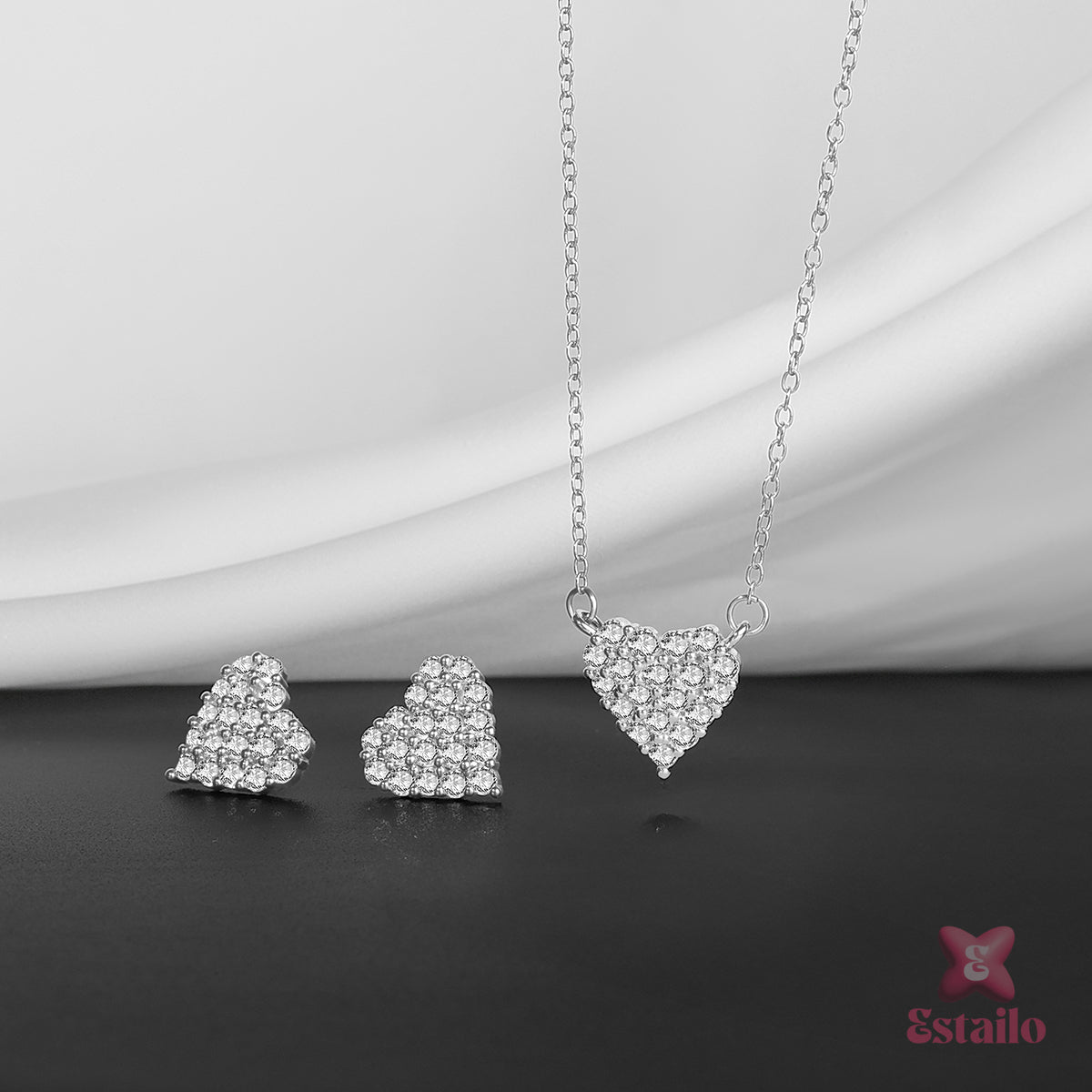 Forever Love Necklace & Earrings