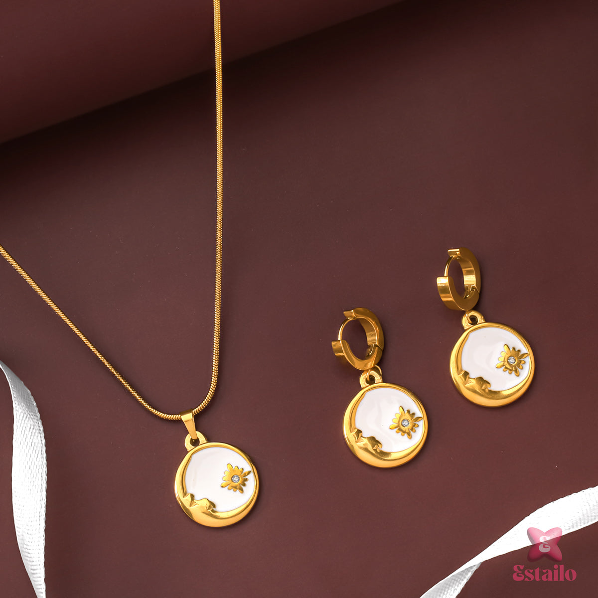 Golden Dawn Duo Necklace Set