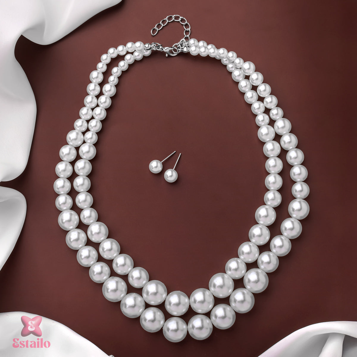 Moonlight Pearl Necklace Set