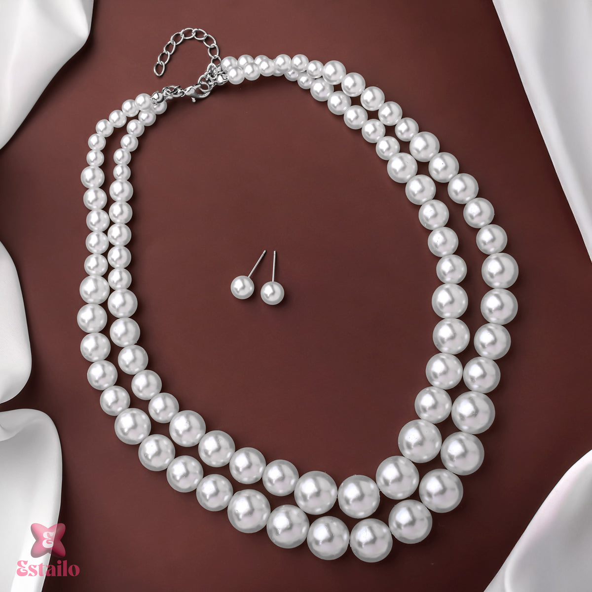 Moonlight Pearl Necklace Set
